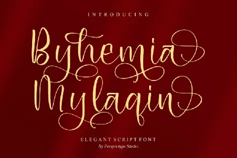 Byhemia Mylaqin font