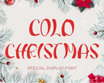 Cold Christmas font