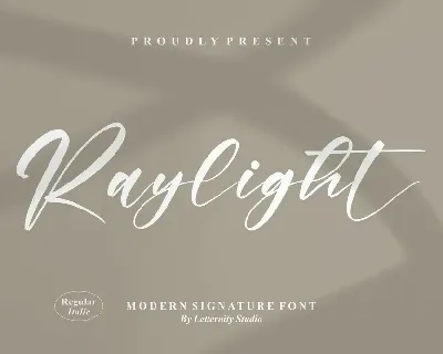 Raylight font