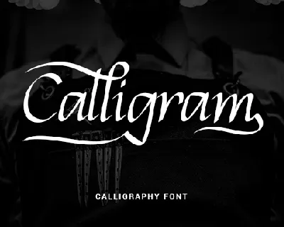 Calligram Calligraphy font