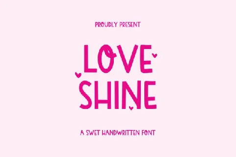 Love Shine font