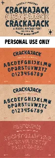 Crackajack font