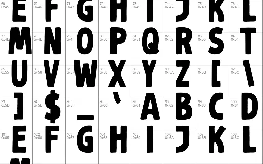 Crackajack font