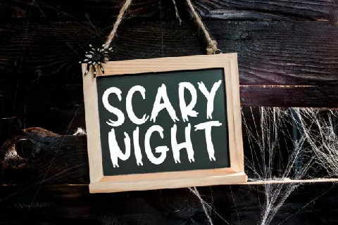 Scary Story Display font