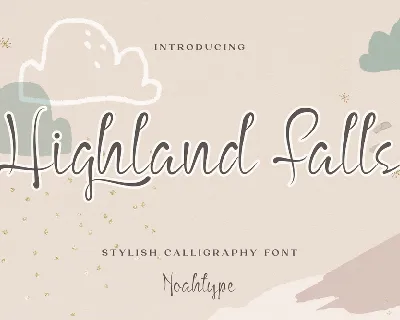 Highland Falls Demo font
