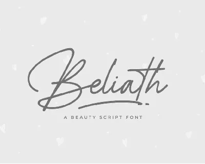 Beliath font