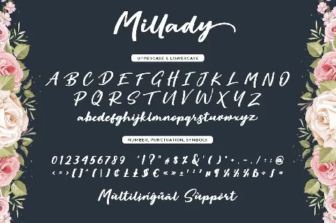 Millady font