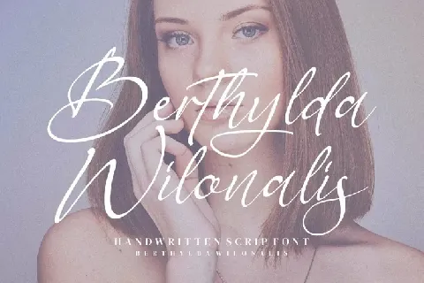 Berthylda Wilonalis font