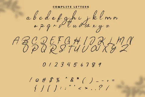 Belkago Handwritten font