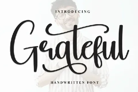 Grateful Script font