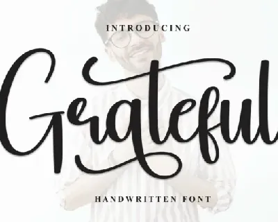 Grateful Script font