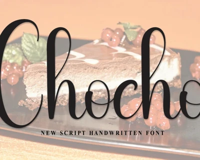 Chocho Script font