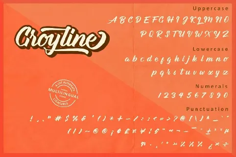 Groyline font