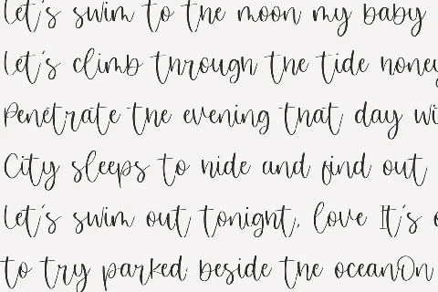 Misty Cloud font