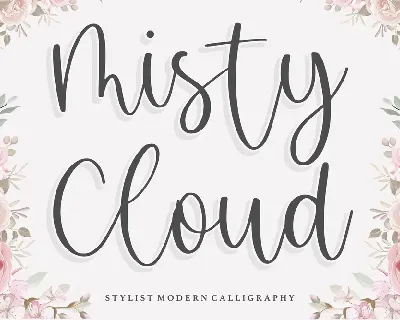 Misty Cloud font