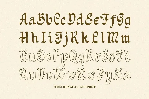 Holy Stain font