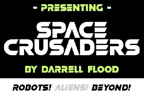 Space Crusaders font