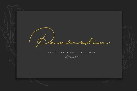 Pramodia font