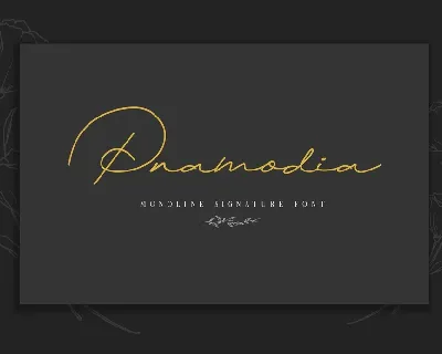 Pramodia font