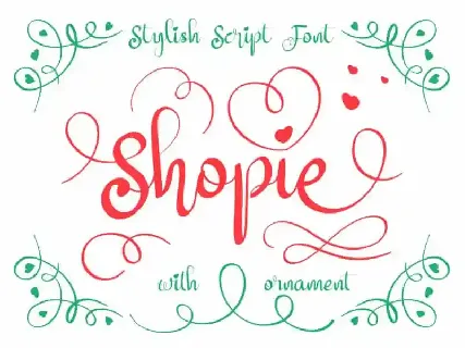Shopie Calligraphy font