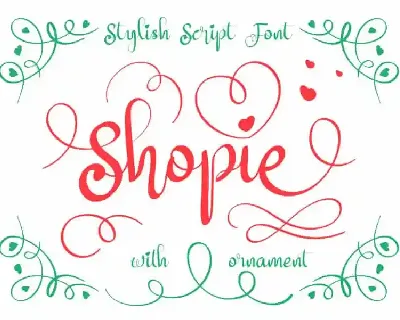 Shopie Calligraphy font