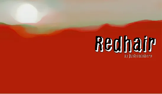 Redhair Made font