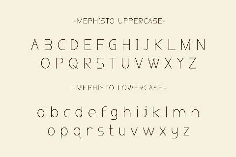 Mephisto font