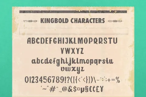 Kingbolt font