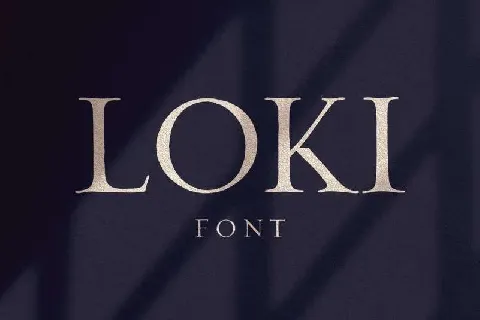 Loki Typeface Free font