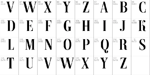 Magazine font