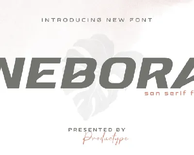 NEBORA font