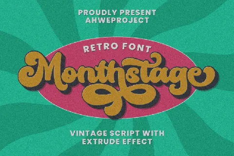 Monthstage font