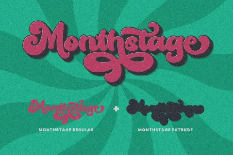 Monthstage font