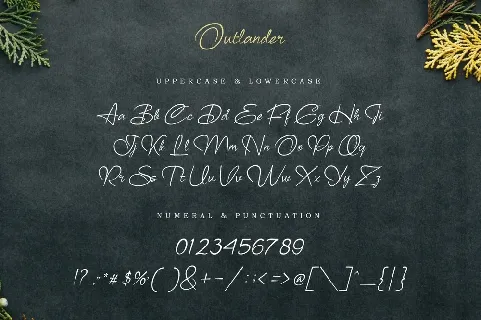 Outlander font