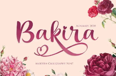 Bakira – Modern Calligraphy font