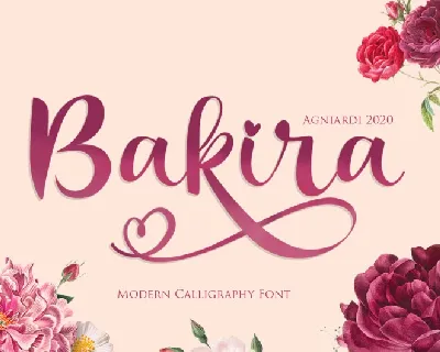 Bakira – Modern Calligraphy font