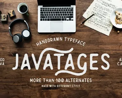 Javatages Typeface font