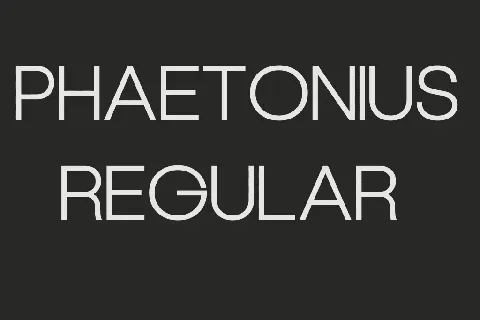 Phaetonius font