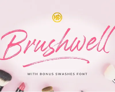 Brushwell font