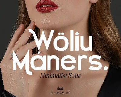 Woliu Maners Demo font