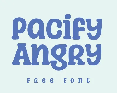 Pacify Angry font