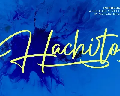 Hachitos font