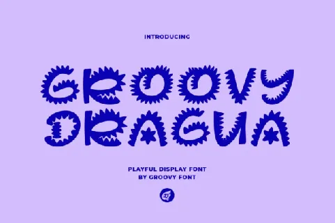 Groovy Dragua Display font