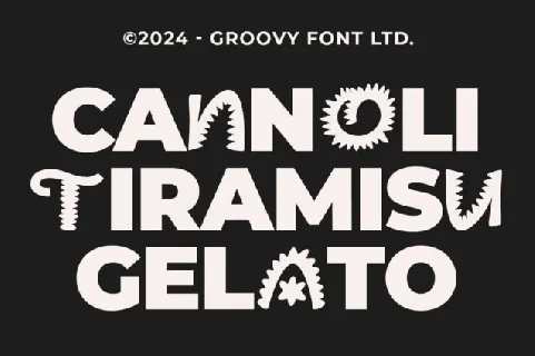 Groovy Dragua Display font