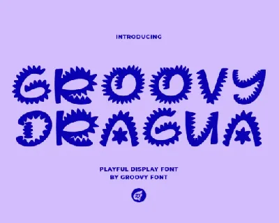 Groovy Dragua Display font