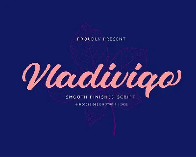 Vladiviqo Script font