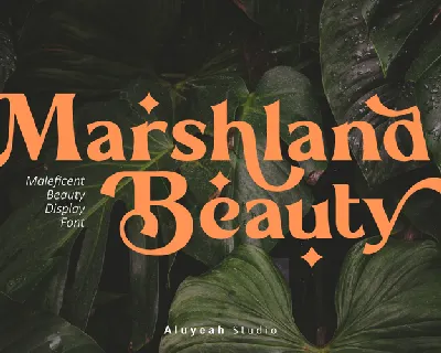 Marshland Beauty font