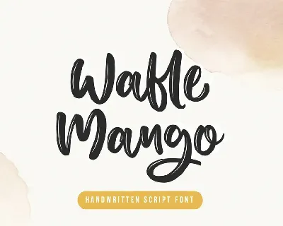 Wafle Mango font