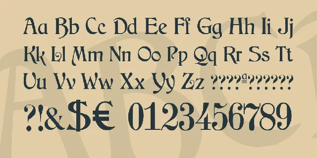 JMH Arkham font