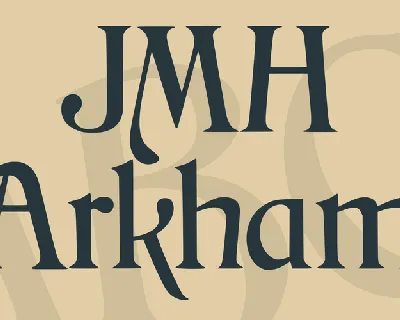 JMH Arkham font